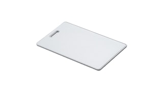 White contactless cards